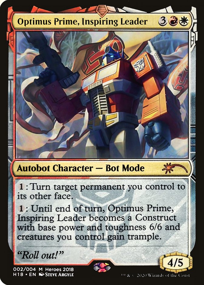 Optimus Prime, Inspiring Leader [Heroes of the Realm 2018] | L.A. Mood Comics and Games