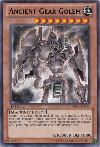 Ancient Gear Golem [BP01-EN011] Rare | L.A. Mood Comics and Games