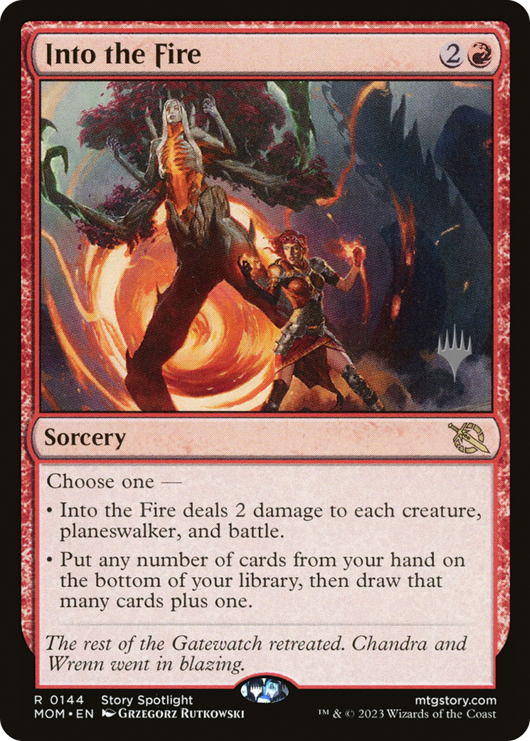Into the Fire (Promo Pack) [March of the Machine Promos] | L.A. Mood Comics and Games