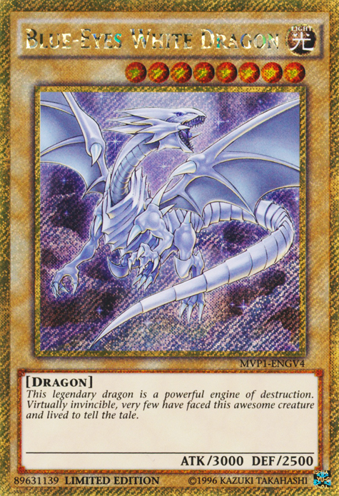 Blue-Eyes White Dragon [MVP1-ENGV4] Gold Secret Rare | L.A. Mood Comics and Games