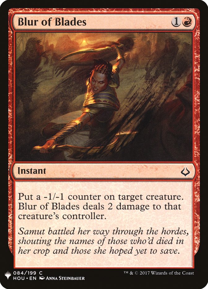 Blur of Blades [Mystery Booster] | L.A. Mood Comics and Games