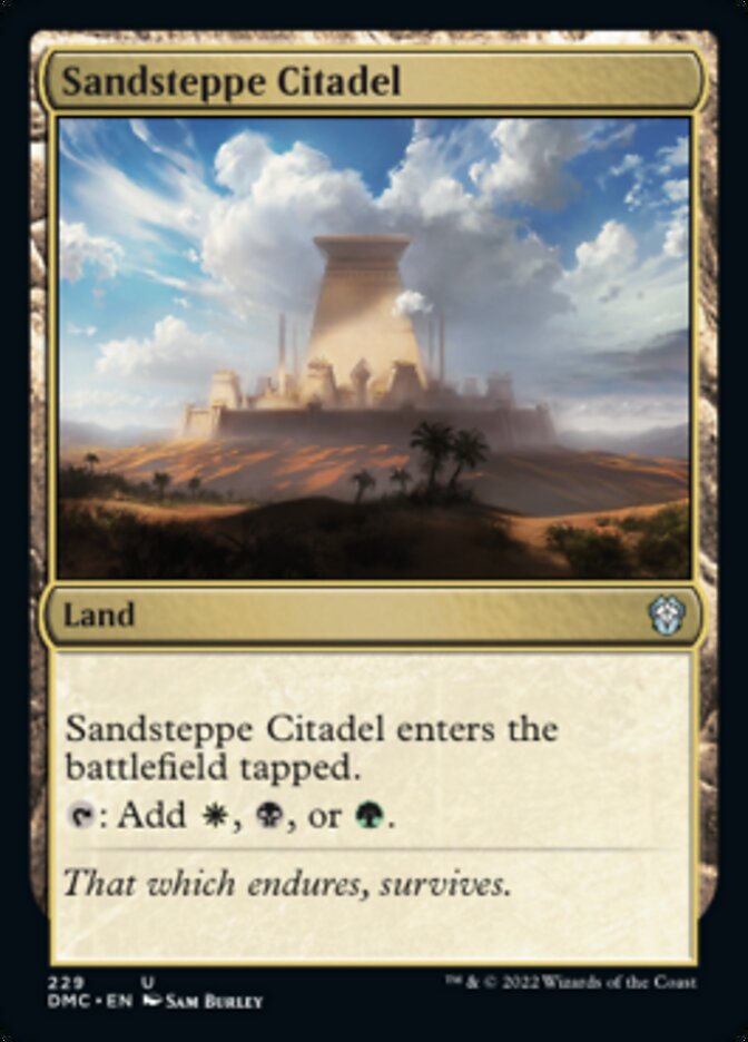 Sandsteppe Citadel [Dominaria United Commander] | L.A. Mood Comics and Games