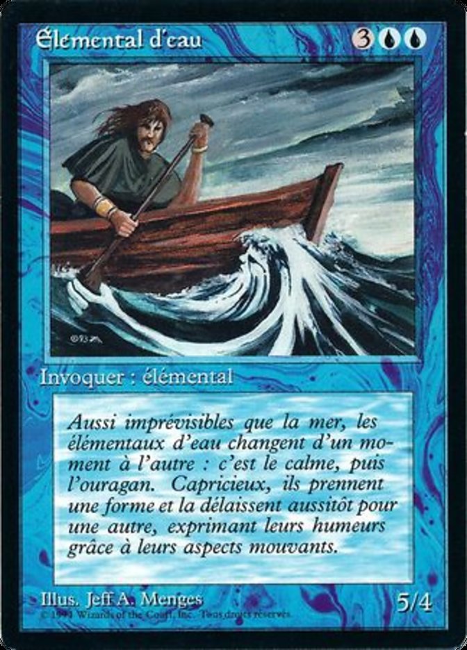 Water Elemental [Foreign Black Border] | L.A. Mood Comics and Games