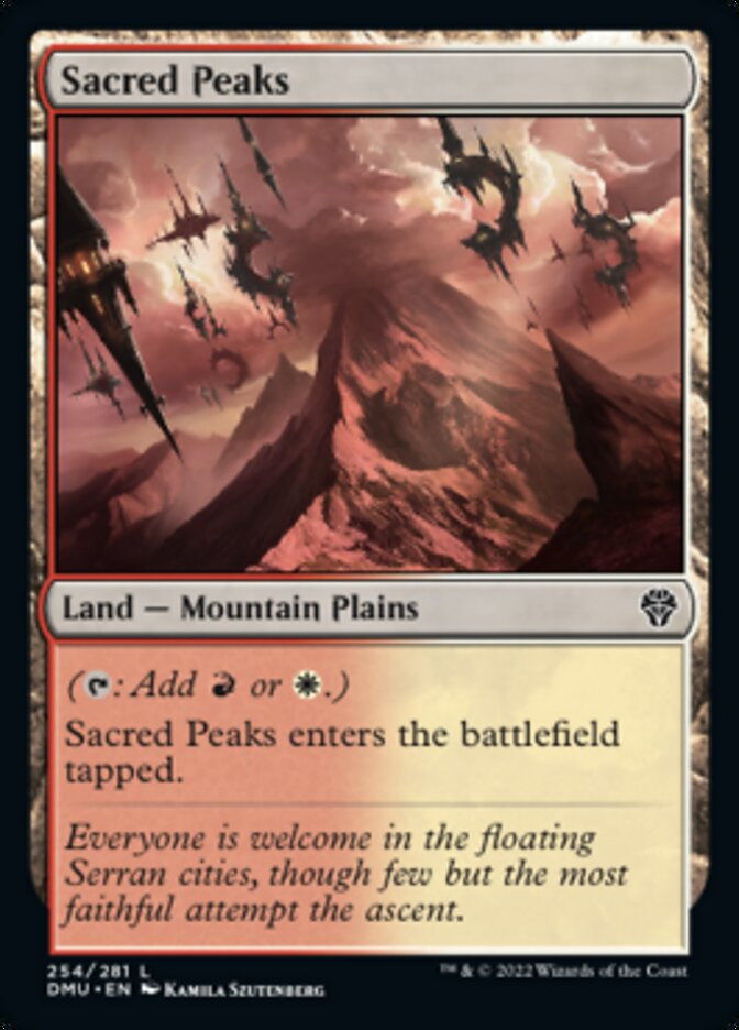 Sacred Peaks [Dominaria United] | L.A. Mood Comics and Games