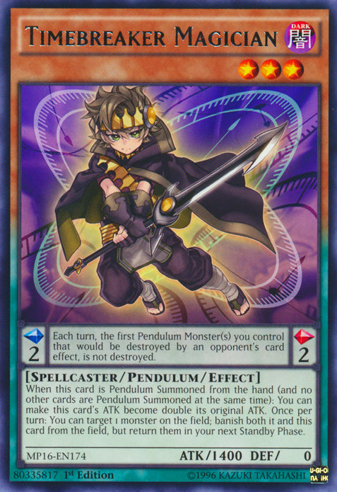 Timebreaker Magician [MP16-EN174] Rare | L.A. Mood Comics and Games