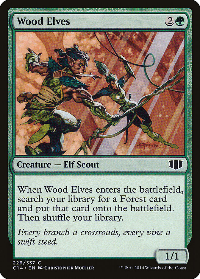 Wood Elves [Commander 2014] | L.A. Mood Comics and Games