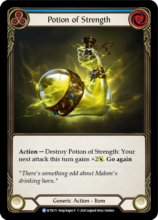 Potion of Strength [U-WTR171] (Welcome to Rathe Unlimited)  Unlimited Rainbow Foil | L.A. Mood Comics and Games