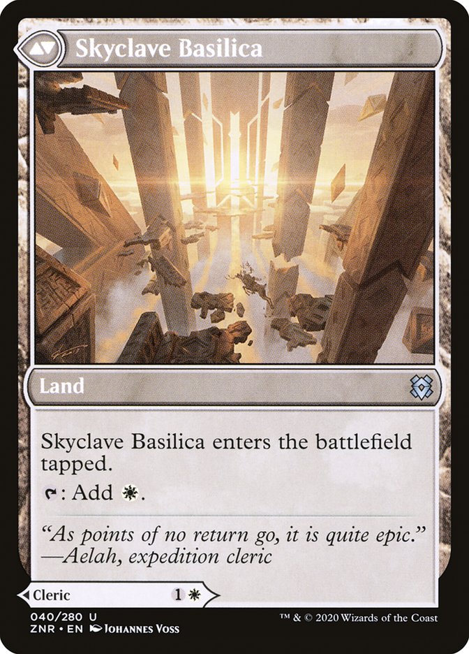 Skyclave Cleric // Skyclave Basilica [Zendikar Rising] | L.A. Mood Comics and Games