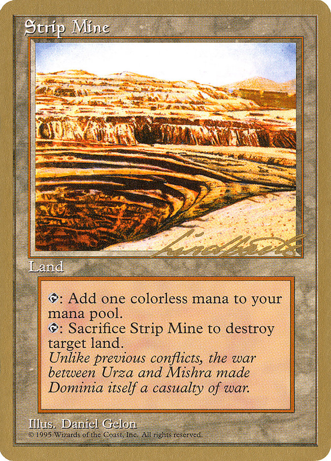 Strip Mine (Leon Lindback) [Pro Tour Collector Set] | L.A. Mood Comics and Games