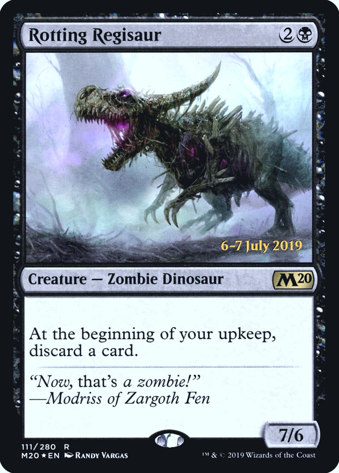Rotting Regisaur [Core Set 2020 Prerelease Promos] | L.A. Mood Comics and Games