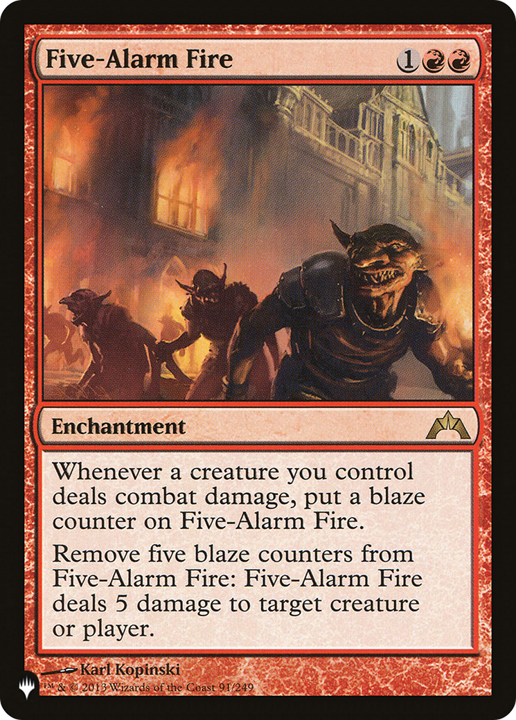 Five-Alarm Fire [The List] | L.A. Mood Comics and Games