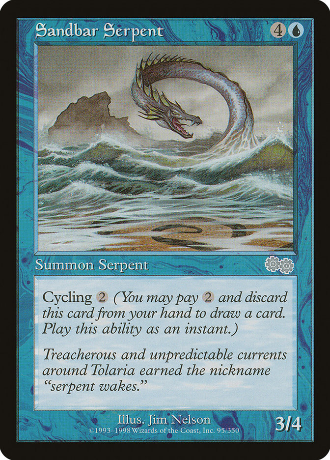 Sandbar Serpent [Urza's Saga] | L.A. Mood Comics and Games