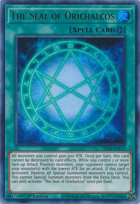 The Seal of Orichalcos [DLCS-EN137] Ultra Rare | L.A. Mood Comics and Games