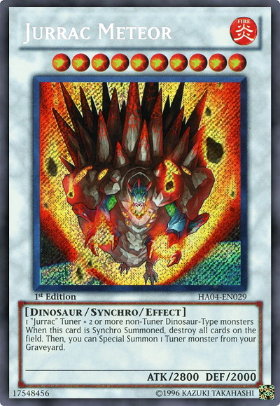 Jurrac Meteor [HA04-EN029] Secret Rare | L.A. Mood Comics and Games