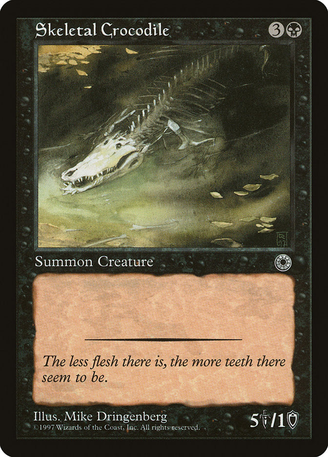 Skeletal Crocodile [Portal] | L.A. Mood Comics and Games