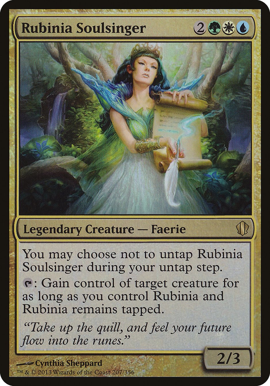 Rubinia Soulsinger (Oversized) [Commander 2013 Oversized] | L.A. Mood Comics and Games