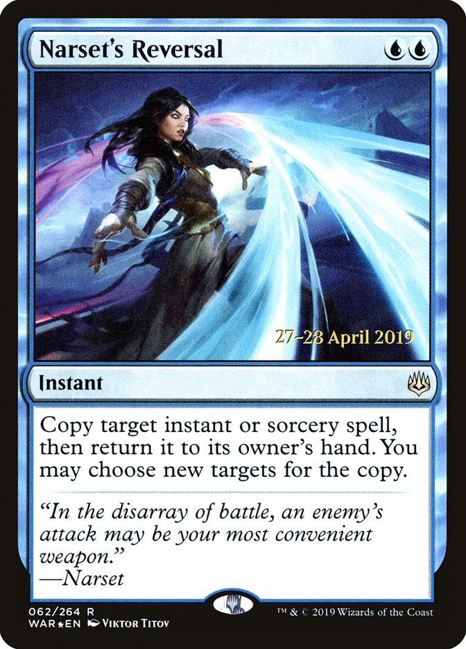 Narset's Reversal [War of the Spark Prerelease Promos] | L.A. Mood Comics and Games