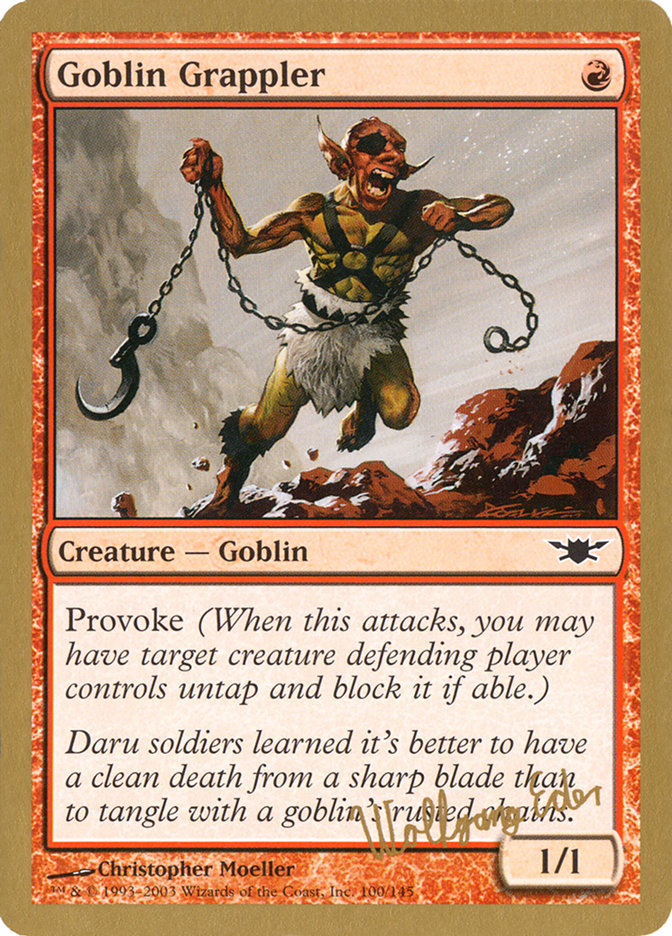 Goblin Grappler (Wolfgang Eder) [World Championship Decks 2003] | L.A. Mood Comics and Games
