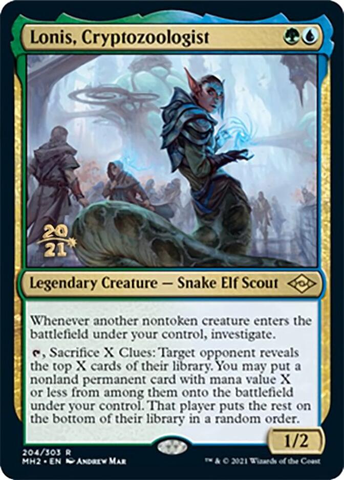 Lonis, Cryptozoologist [Modern Horizons 2 Prerelease Promos] | L.A. Mood Comics and Games