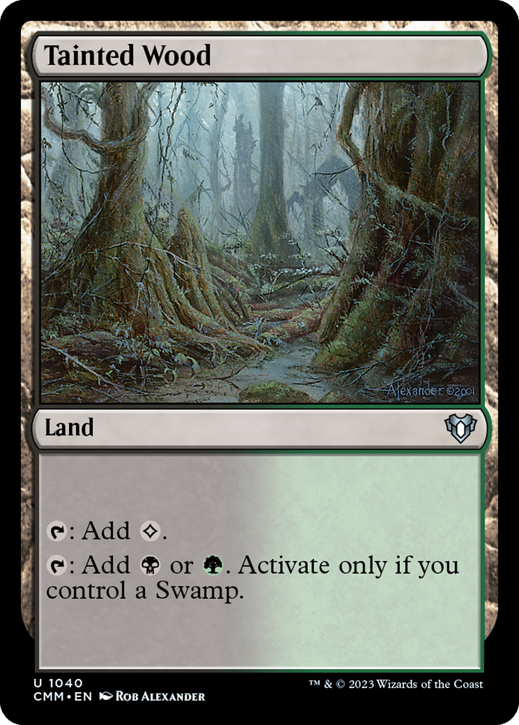 Tainted Wood [Commander Masters] | L.A. Mood Comics and Games