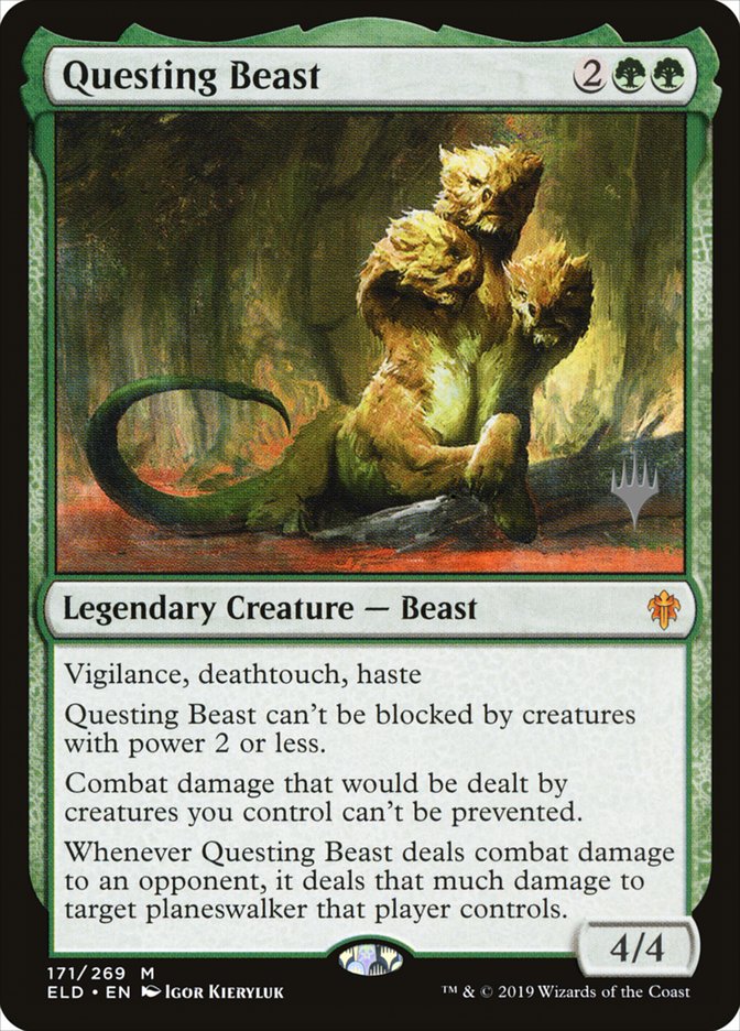 Questing Beast (Promo Pack) [Throne of Eldraine Promos] | L.A. Mood Comics and Games