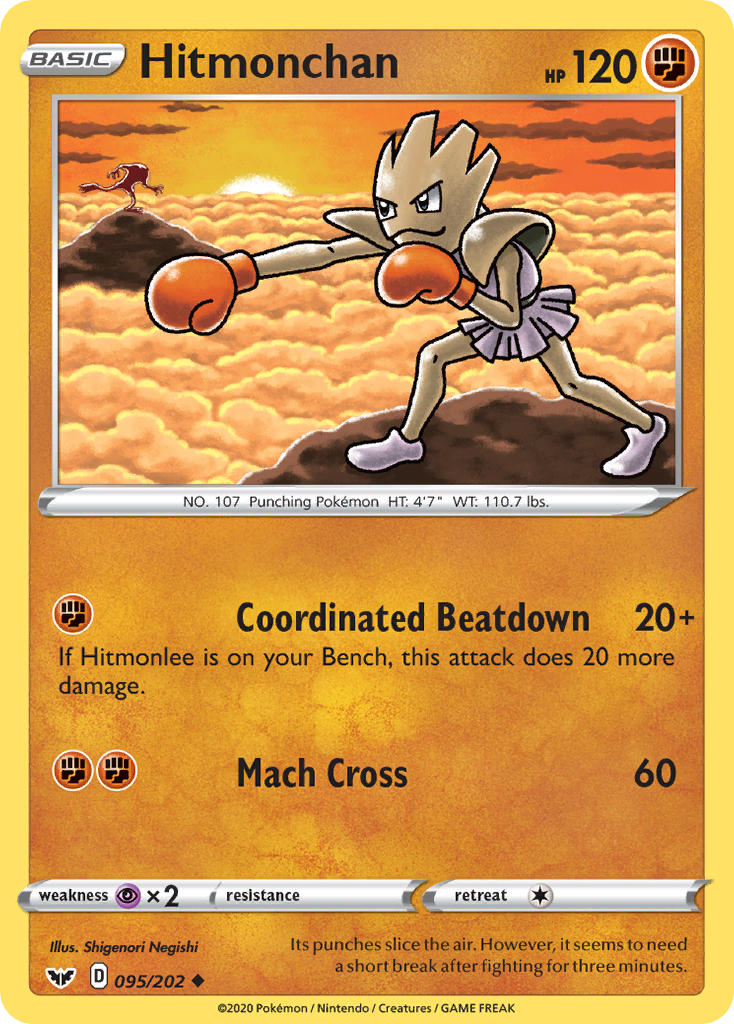 Hitmonchan (095/202) [Sword & Shield: Base Set] | L.A. Mood Comics and Games