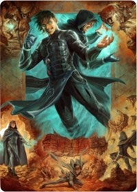 Jace, Mirror Mage 2 Art Card [Zendikar Rising Art Series] | L.A. Mood Comics and Games