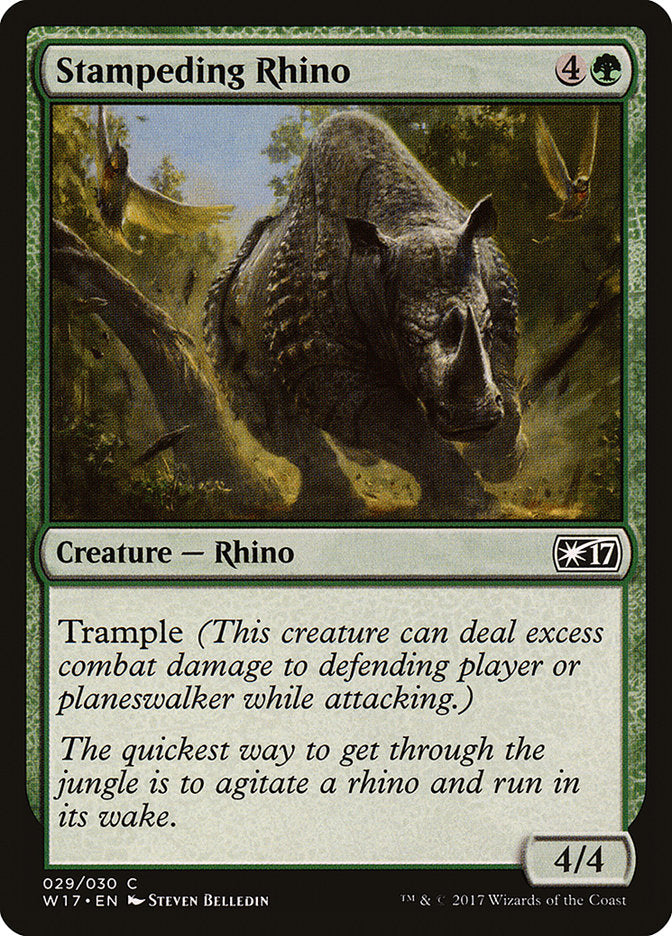 Stampeding Rhino [Welcome Deck 2017] | L.A. Mood Comics and Games