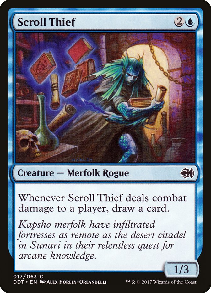 Scroll Thief [Duel Decks: Merfolk vs. Goblins] | L.A. Mood Comics and Games