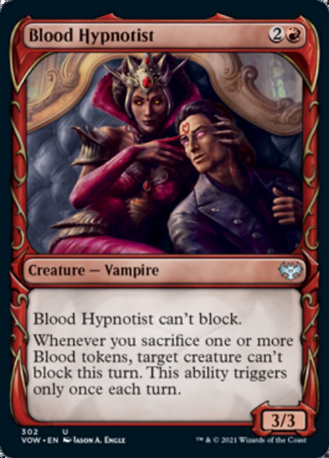 Blood Hypnotist (Showcase Fang Frame) [Innistrad: Crimson Vow] | L.A. Mood Comics and Games