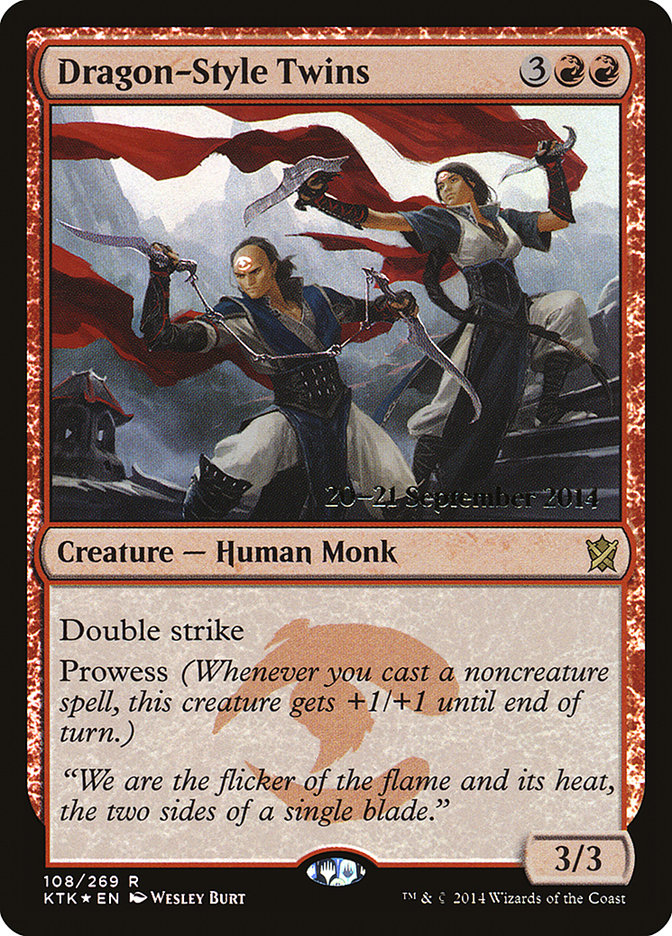 Dragon-Style Twins [Khans of Tarkir Prerelease Promos] | L.A. Mood Comics and Games