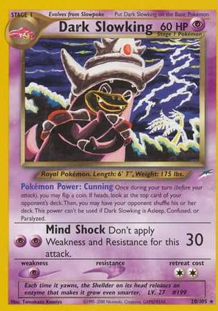 Dark Slowking (20/105) [Neo Destiny Unlimited] | L.A. Mood Comics and Games