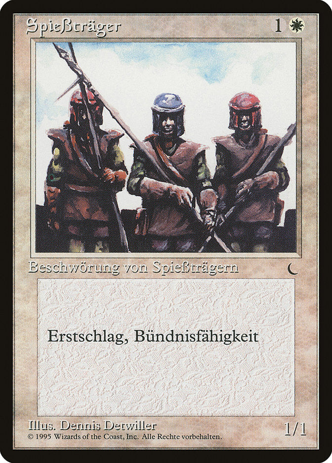 Pikemen (German) - "SpieBtrager" [Renaissance] | L.A. Mood Comics and Games