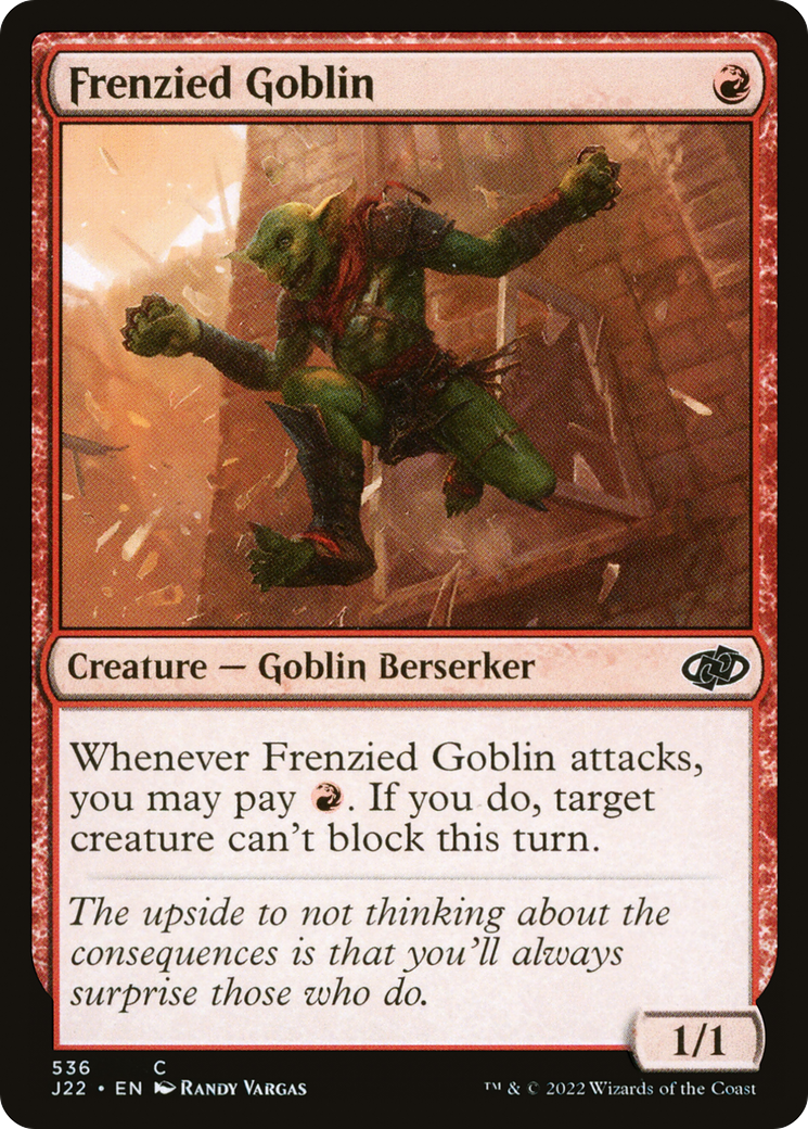 Frenzied Goblin [Jumpstart 2022] | L.A. Mood Comics and Games