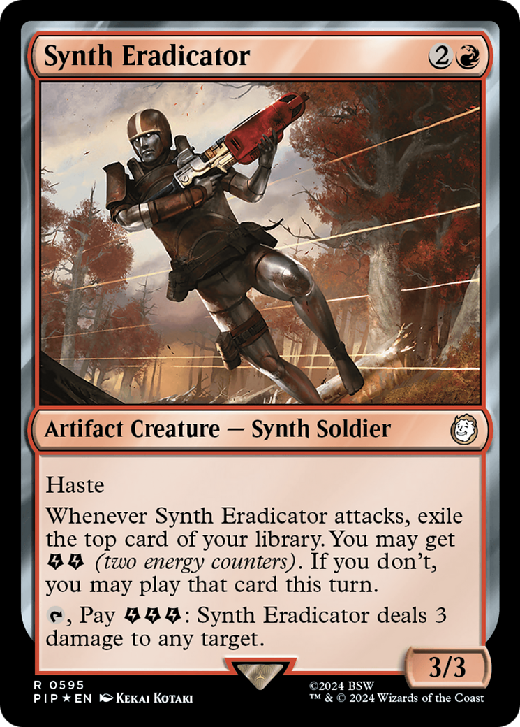 Synth Eradicator (Surge Foil) [Fallout] | L.A. Mood Comics and Games