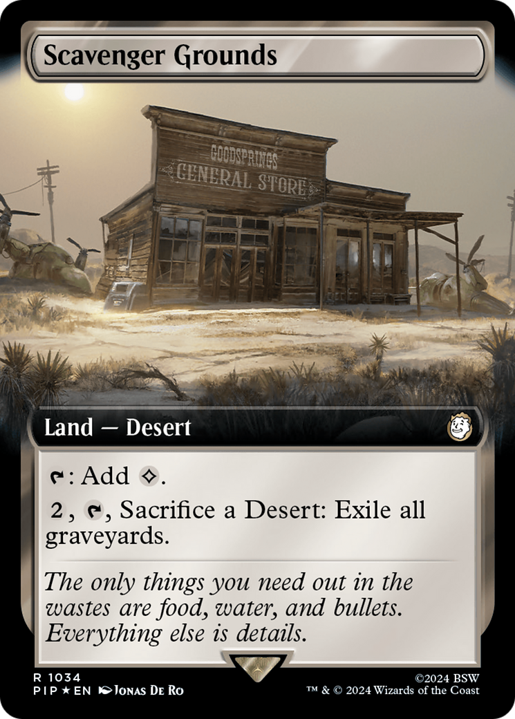 Scavenger Grounds (Extended Art) (Surge Foil) [Fallout] | L.A. Mood Comics and Games