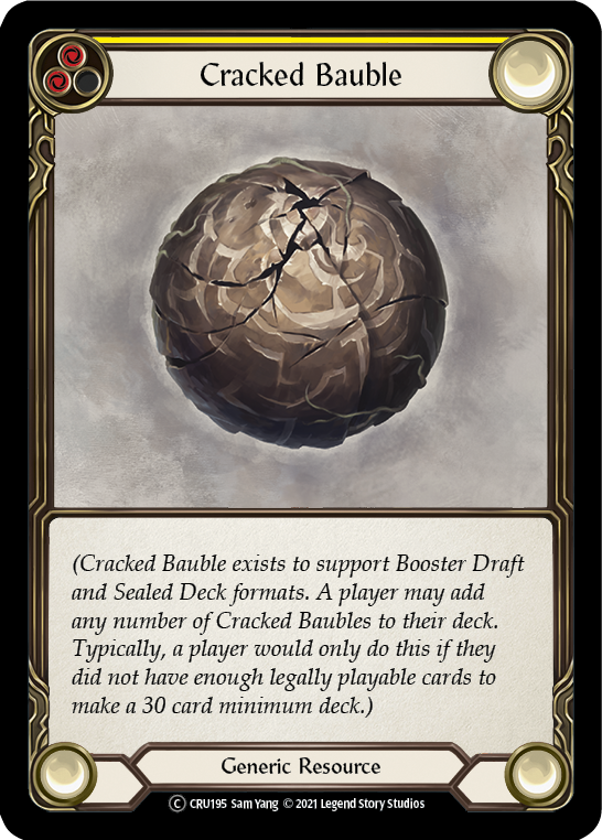 Cracked Bauble [U-CRU195] (Crucible of War Unlimited)  Unlimited Rainbow Foil | L.A. Mood Comics and Games