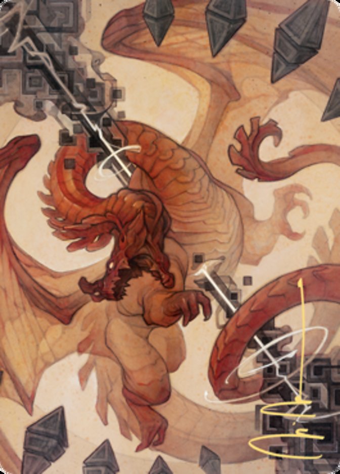 Soul Shatter Art Card (Gold-Stamped Signature) [Zendikar Rising Art Series] | L.A. Mood Comics and Games
