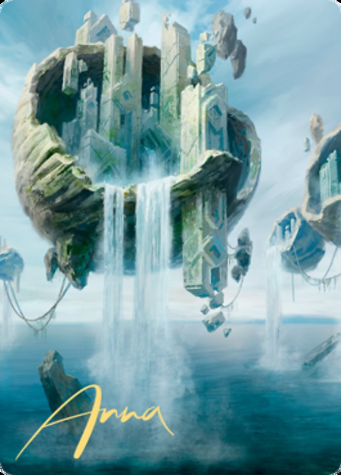 Island 2 Art Card (Gold-Stamped Signature) [Zendikar Rising Art Series] | L.A. Mood Comics and Games