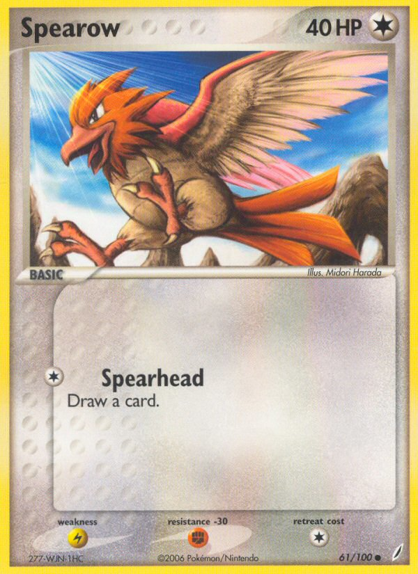 Spearow (61/100) [EX: Crystal Guardians] | L.A. Mood Comics and Games