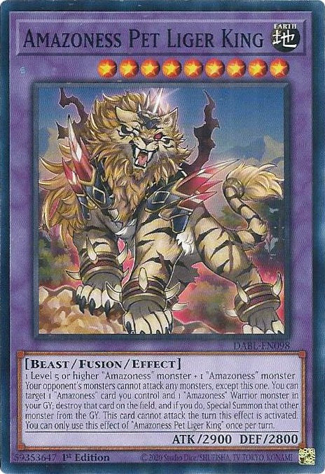 Amazoness Pet Liger King [DABL-EN098] Common | L.A. Mood Comics and Games