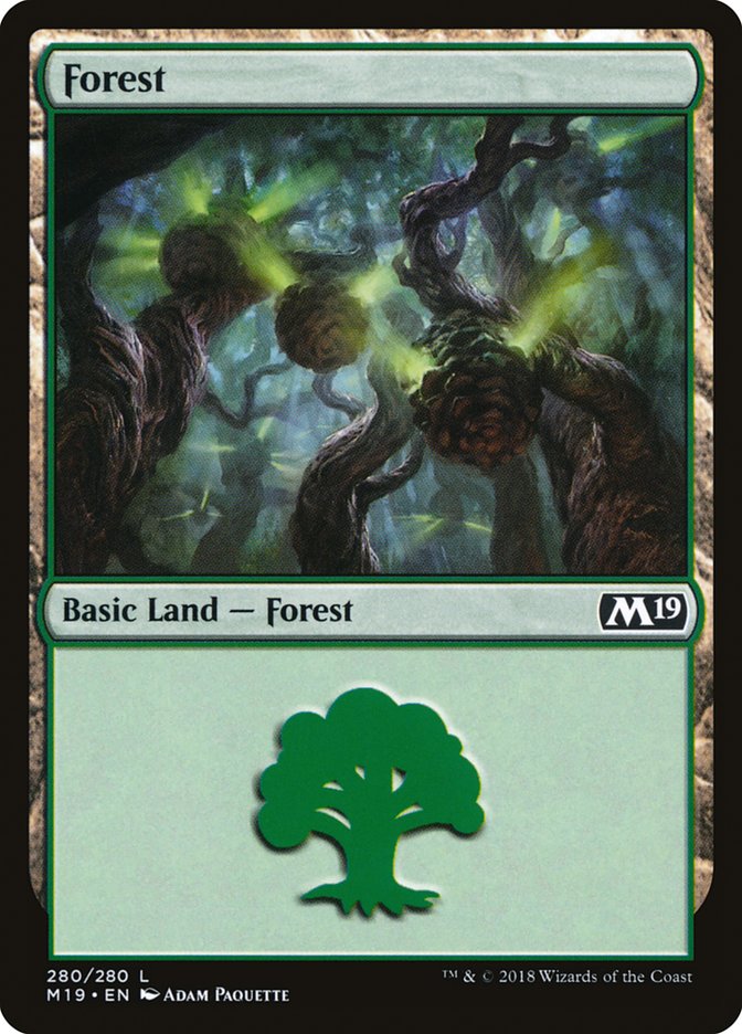 Forest (280) [Core Set 2019] | L.A. Mood Comics and Games