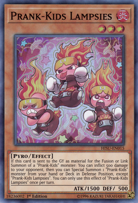 Prank-Kids Lampsies [HISU-EN015] Super Rare | L.A. Mood Comics and Games