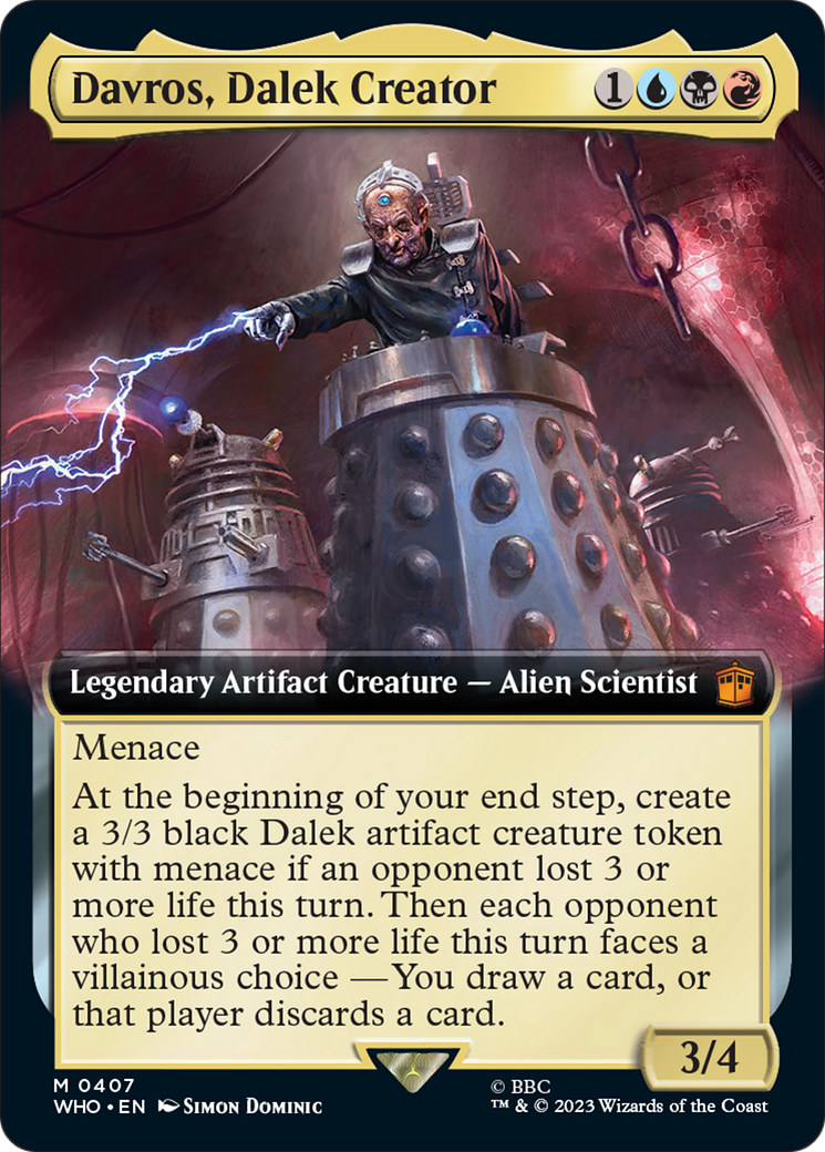 Davros, Dalek Creator (Extended Art) [Doctor Who] | L.A. Mood Comics and Games