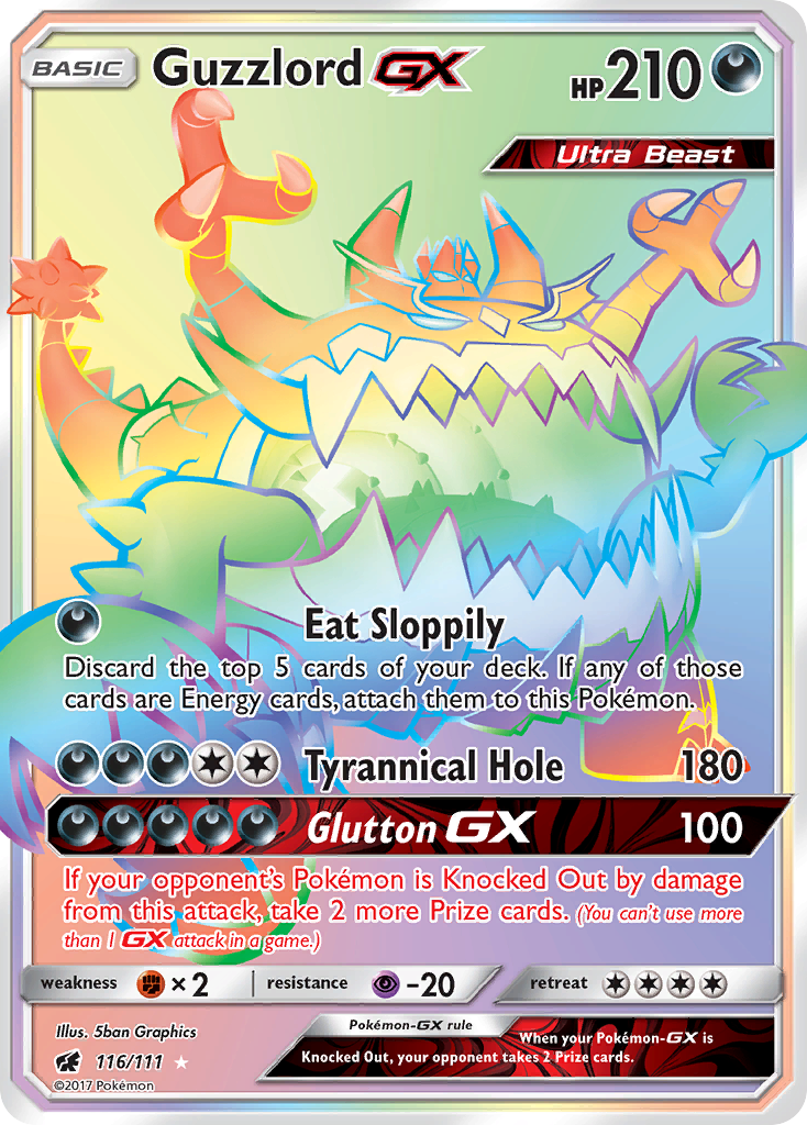 Guzzlord GX (116/111) [Sun & Moon: Crimson Invasion] | L.A. Mood Comics and Games