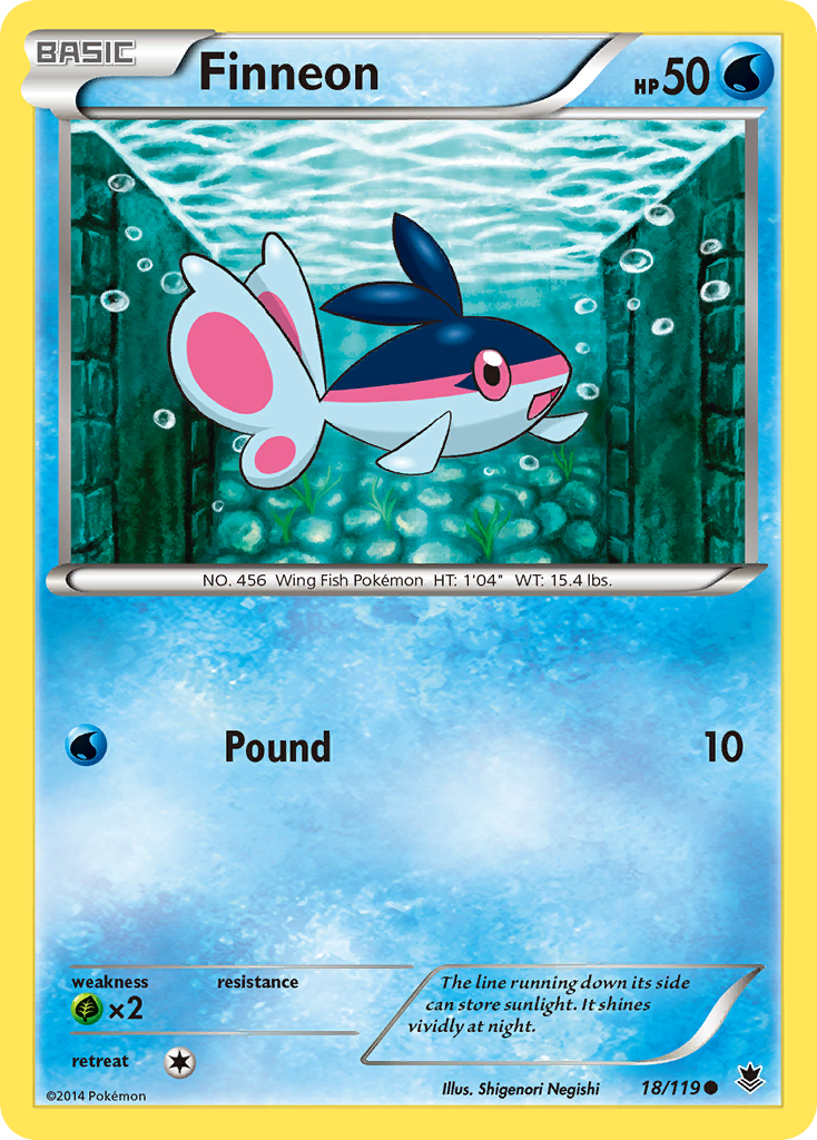 Finneon (18/119) [XY: Phantom Forces] | L.A. Mood Comics and Games