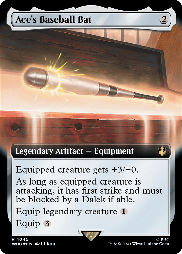 Ace's Baseball Bat (Extended Art) (Surge Foil) [Doctor Who] | L.A. Mood Comics and Games
