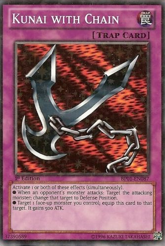 Kunai with Chain [BP01-EN087] Starfoil Rare | L.A. Mood Comics and Games