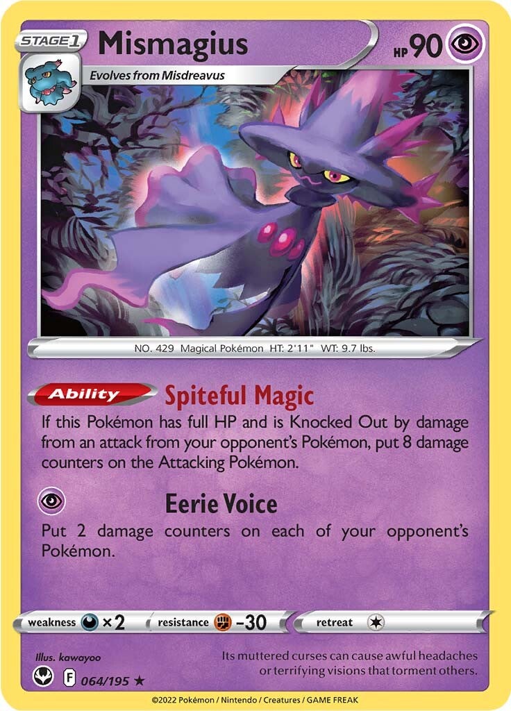 Mismagius (064/195) [Sword & Shield: Silver Tempest] | L.A. Mood Comics and Games