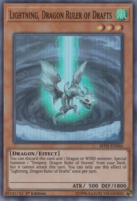 Lightning, Dragon Ruler of Drafts [MYFI-EN046] Super Rare | L.A. Mood Comics and Games